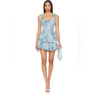 Yumi Kim Blue Floral Dress